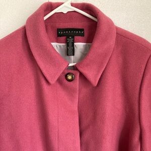 Apostrophe petite trench coat size 14